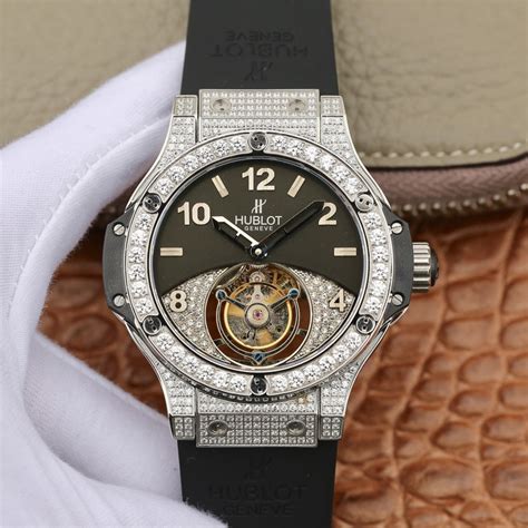 full diamond hublot replica|are hublot watches genuine.